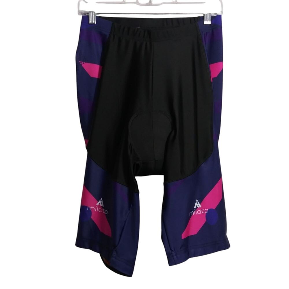 Miloto Womens Padded Cycling Compression Bike Shorts Size 3XL